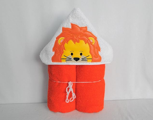Amazoncom Cute Baby Lion Hooded Bath Towel Baby Child Tween
