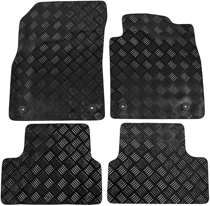 Easimat fed74251 Tailored Rubber Floor Mats 4pc Amazon.co.uk Car