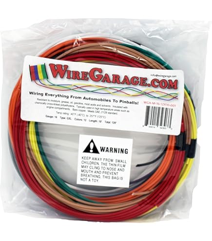 Amazon.com: High Temp TXL Cross-Link XLPE Stranded Wire, 22