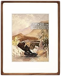 Gdfmsc 16x20 Picture Frame with Mat for