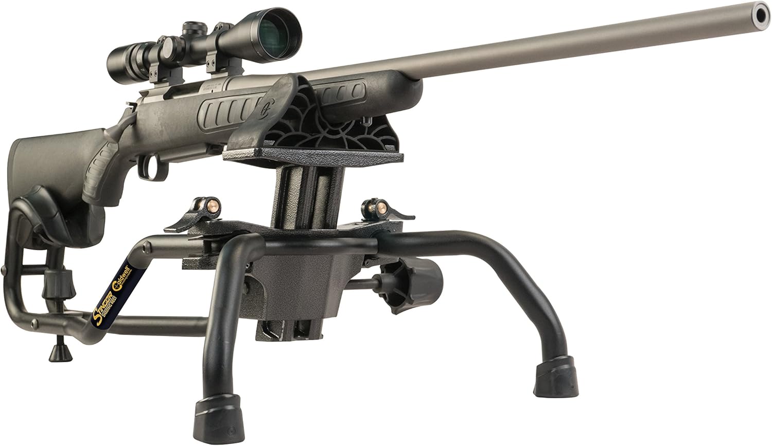 Caldwell Stinger Adjustable Ambidextrous Rifle Shooting Rest for Outdoor Range : Sports & Outdoors