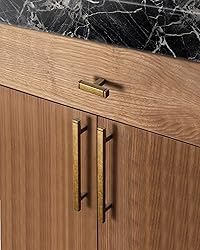 Goo-Ki Vintage Brass Drawer Handles 10 in