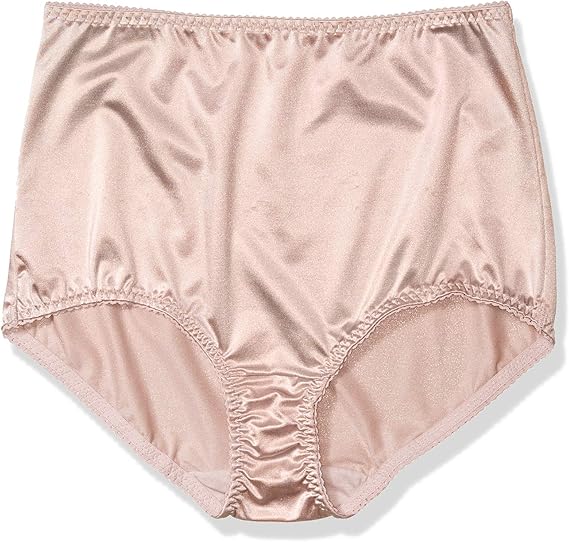 Vassarette Women's Undershapers Light Control Brief 40001, Chateau, X