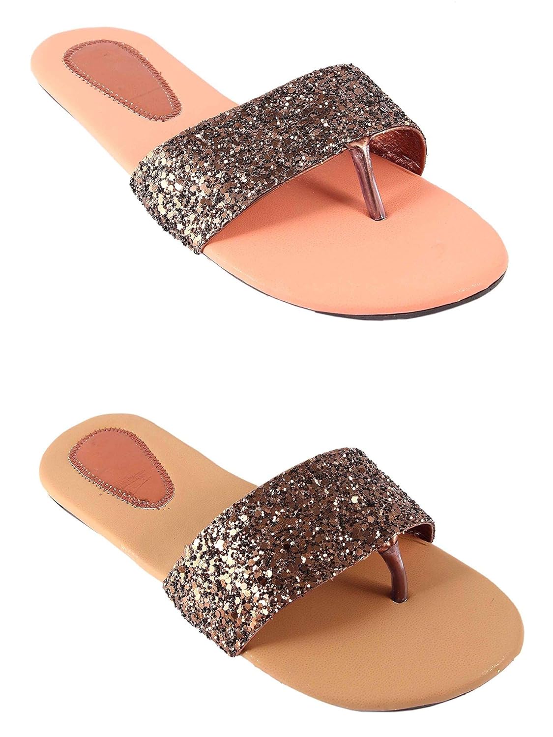 red choice collection handmade synthetic fashion chappal for women