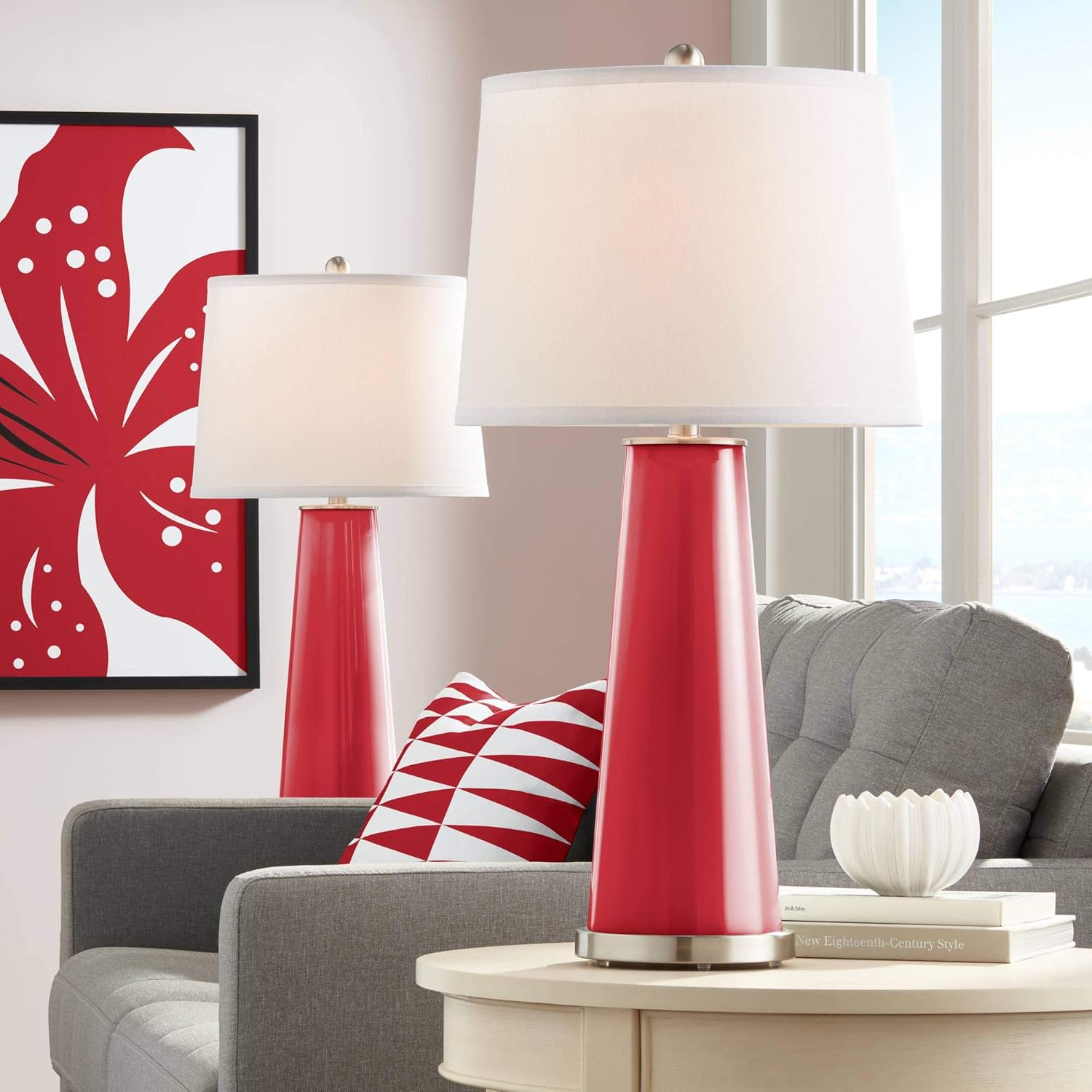 Red Bedside Table Lamps / Amazon Com Bedside Table Lamps Bedroom Table