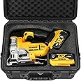 Dewalt Jigsaw Case - Waterproof Hard Tool Box for 20V Jig Saw DCS334B/DCS331B, Combo Kit Bag (Case Only)