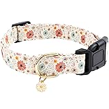 Faygarsle Cotton Designer Dogs Collar Cute Flower
