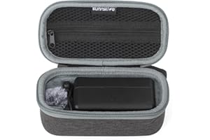 Anbee Portable Carrying Case Hard Travel Box Storage Bag Compatible with DJI Mic 2/1
