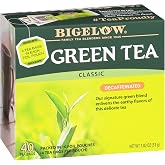Bigelow Tea Decaffeinated Green Tea Bags, 40 Count (Pack of 6) | Decaf Green Tea, 240 Total Tea Bags
