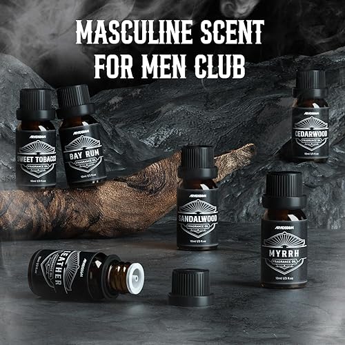 Essential Oils for Men, ARVIDSSON Masculine Essential Oils, Manly