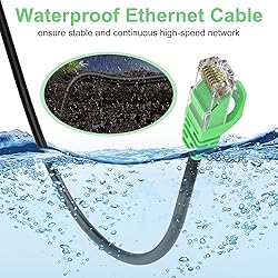 LEKVKM Cat 6 Ethernet Cable 300 ft High Speed 23AWG