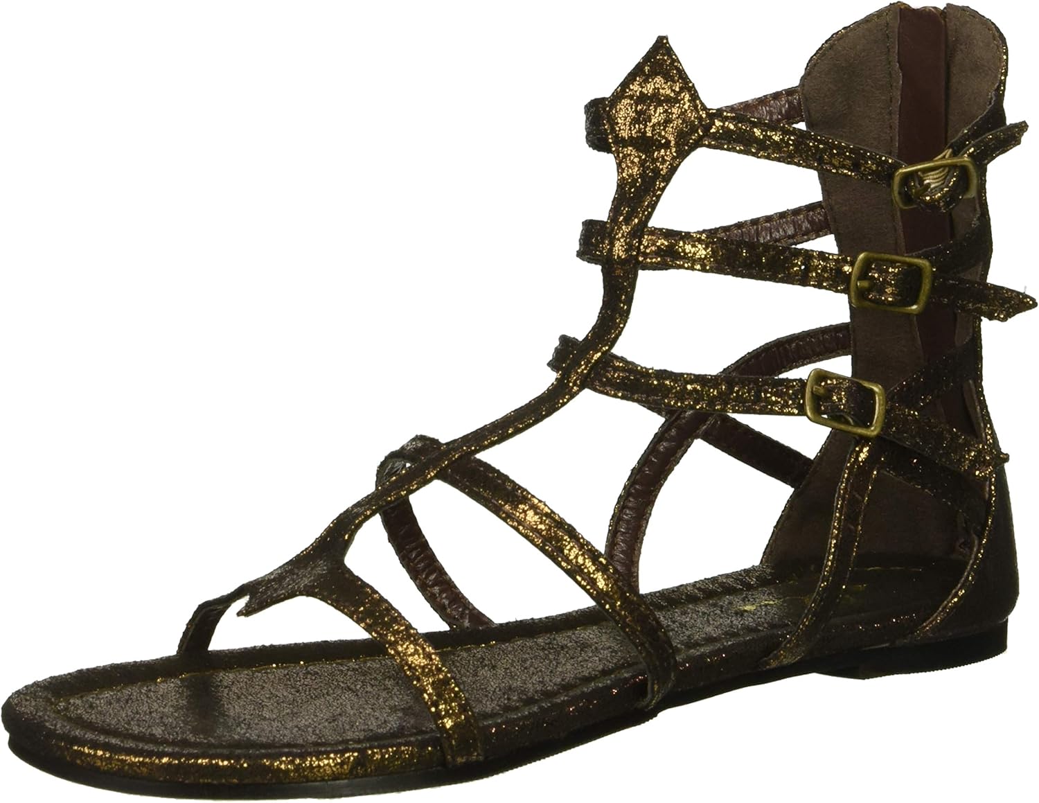 bronze gladiator sandals
