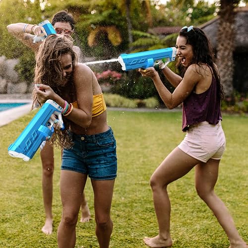 Backpack Water Gun YTKIH Super Soaker Auto Water Gun - 600ml Tank, 100 ...