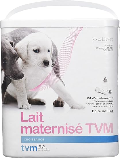Tvm Lait Maternisé Poudre Oral Pour Chiots Chaton Et Petits Mammifères Domestiques Boîte De 200 G