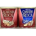 KC Commerce Almond Roca 10 Ounce Canister Variety Pack (Original and Cashew Roca)