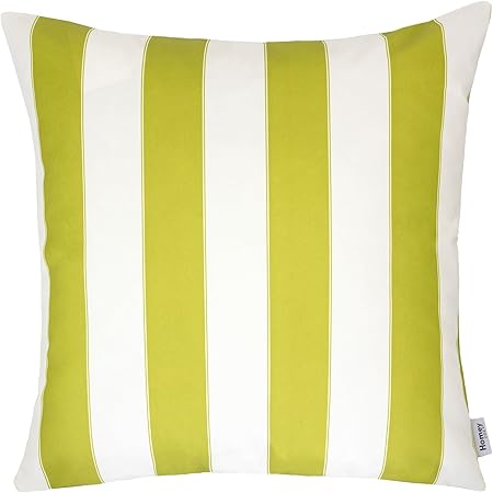 Amazon Com Homey Cozy Outdoor Throw Pillow Cover Classic Stripe