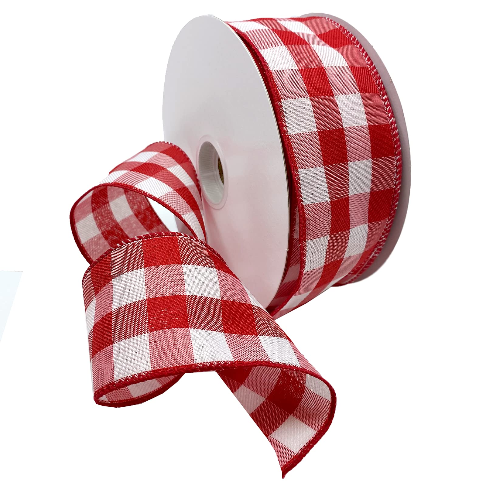 Morex Ribbon Ribbon, Polyester, Red, 2.5" x 50 Yards