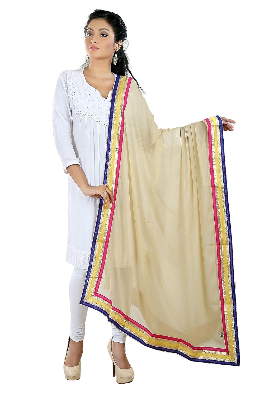 rangreza women's chiffon dupatta