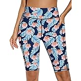 Buauty Women's 3''/7''/9''12 Swim Shorts High-Waisted Board Shorts with Pockets UPF50+ Quick Dry Beach Swimsuit Shorts