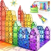 Magnetic Tiles Kids Toys STEM Magnetic Blocks Building Magnet Toy 40PCS | Toddler Outdoor Sensory Toys, Preschool Learning Mo