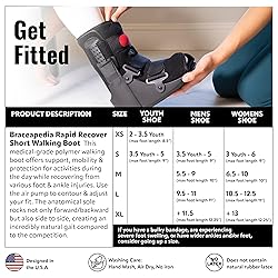 Braceapedia Rapid Recover Short Walking