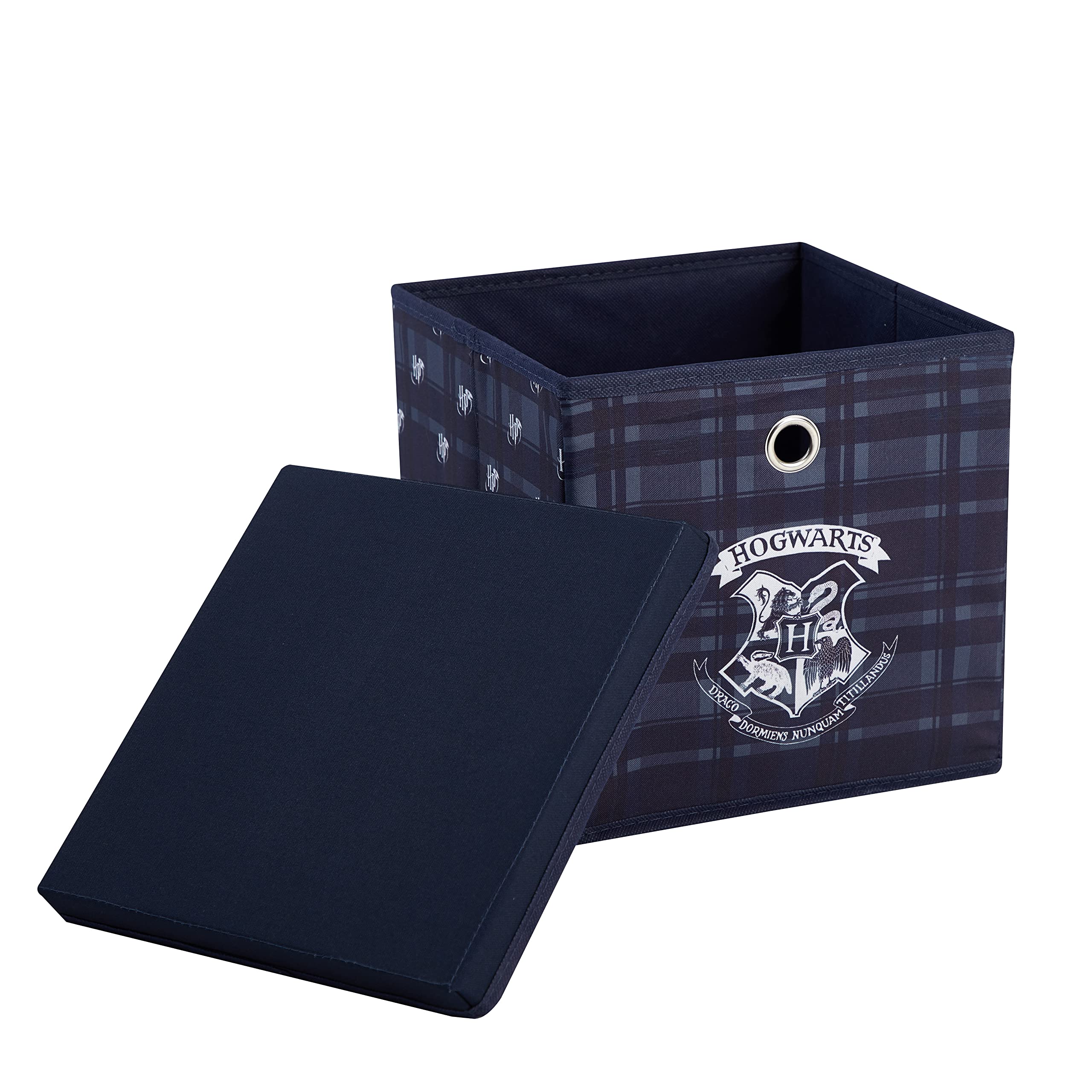 Idea Nuova Harry Potter Collapsible Storage Cube with removable Lid, 10" Wx10 Hx10 D
