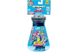 MrBeast Lab Hybrids Single Pack, Mix & Match Millions of Combinations to Create The Ultimate Beast and Reveal Individual Beast Parts to Create 1 of 10 4" Hybrid Figures, 30+ to Collect