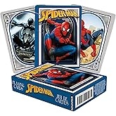 Aquarius Marvel Comics Spider-Man Playing Cards - Spiderman Themed Deck of Cards for Your Favorite Card Games - Officially Licensed Marvel Spider-Man Merchandise &amp; Collectibles - Poker Size (52760)