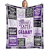 Fluxflix Grammy Gifts for Grandma, Gifts for Grammy, Grammy Gift from Grandchildren, Grammie Gift for Grandmother, Grammie Gift Ideas Blanket 60"X50"