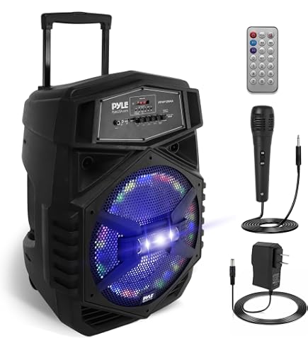 Ion Speaker Pyle 1000W Portable Bluetooth PA Speaker - 15 Inch Outdoor ...