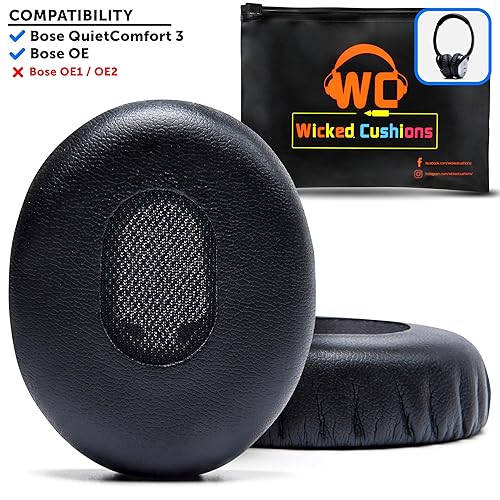 WC Wicked Cushions Replacement Ear Cushions for Bose QuietComfort