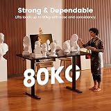 ErGear Electric Standing Desk 140x70cm 4 Memory, 72-118cm, 80kg view 3