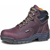 Timberland PRO Women's TiTAN 6 Inch Alloy Safety Toe Waterproof Industrial Work Boot, Dark Mocha Brown-2024 NEW, 6W