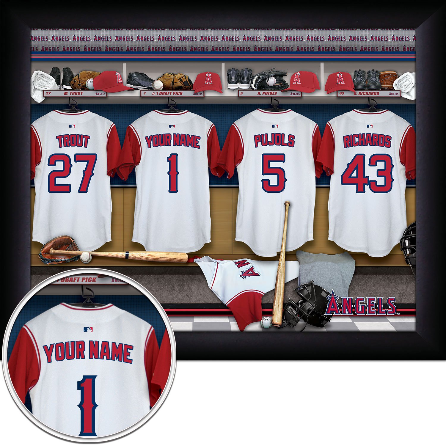personalized angels jersey