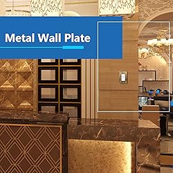 LIDER Decorator Switch or Receptacle Metal Wall