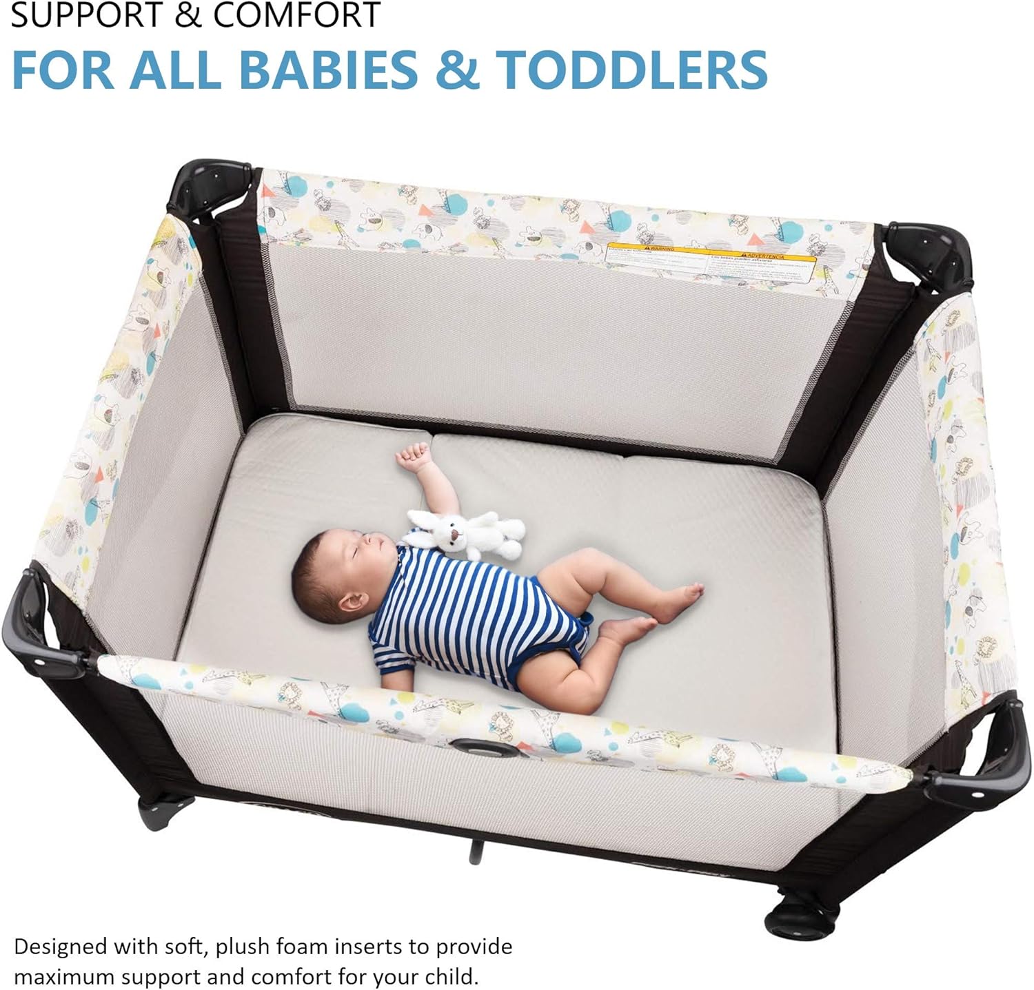 pack and play tri fold mattress