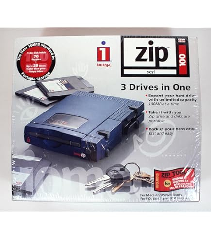 Zip drive Zip リーダー imega Zip 250 Amazon.com: Iomega Zip 250MB SCSI External Drive (PC/Mac