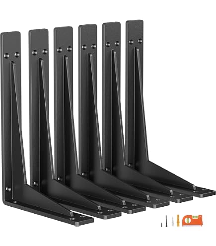 FastCap SpeedBrace 21 X 28 Inch Black Support Bracket – Folded Steel, 1000 Lb Capacity, With Wire Management Cutouts