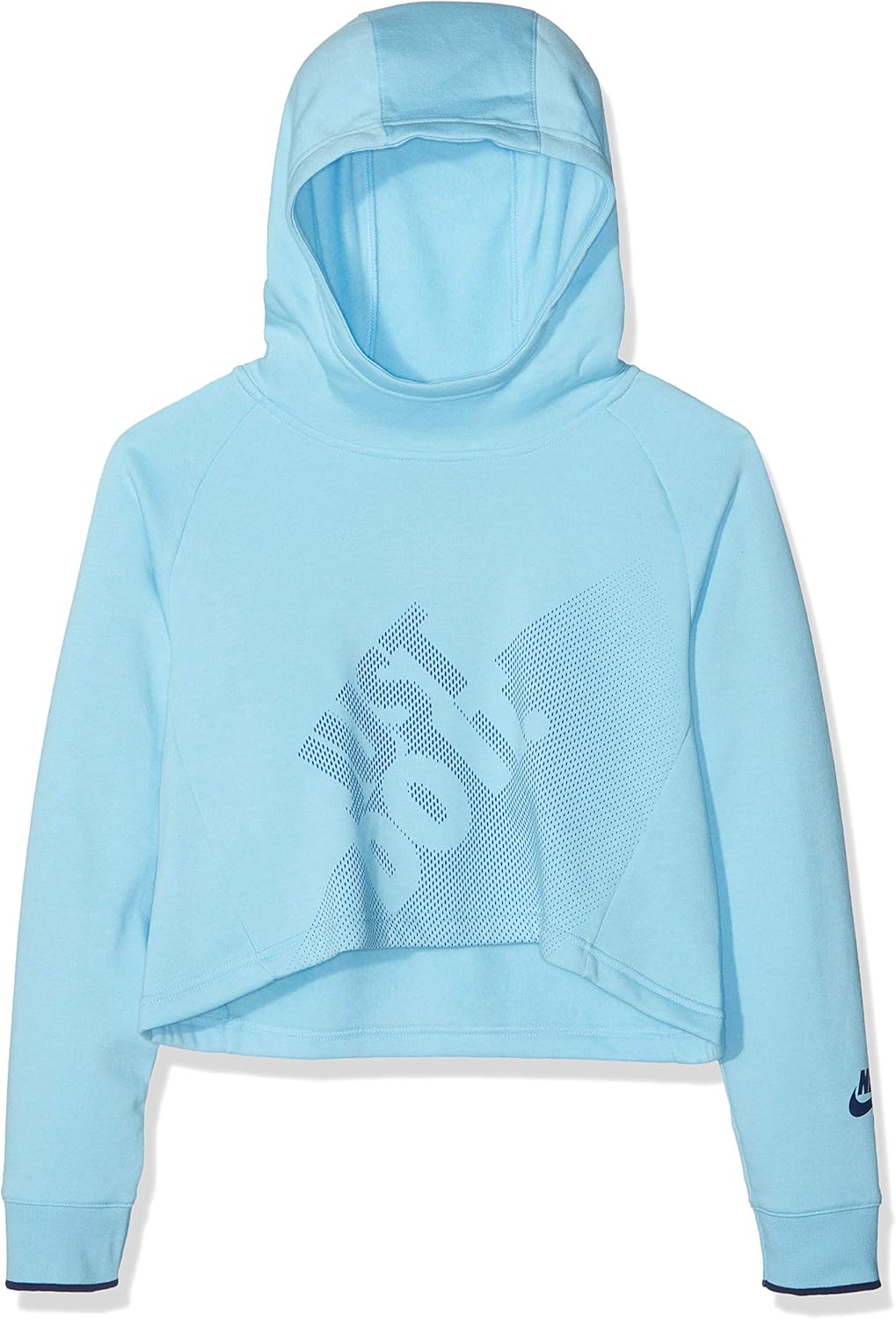 girls blue nike hoodie