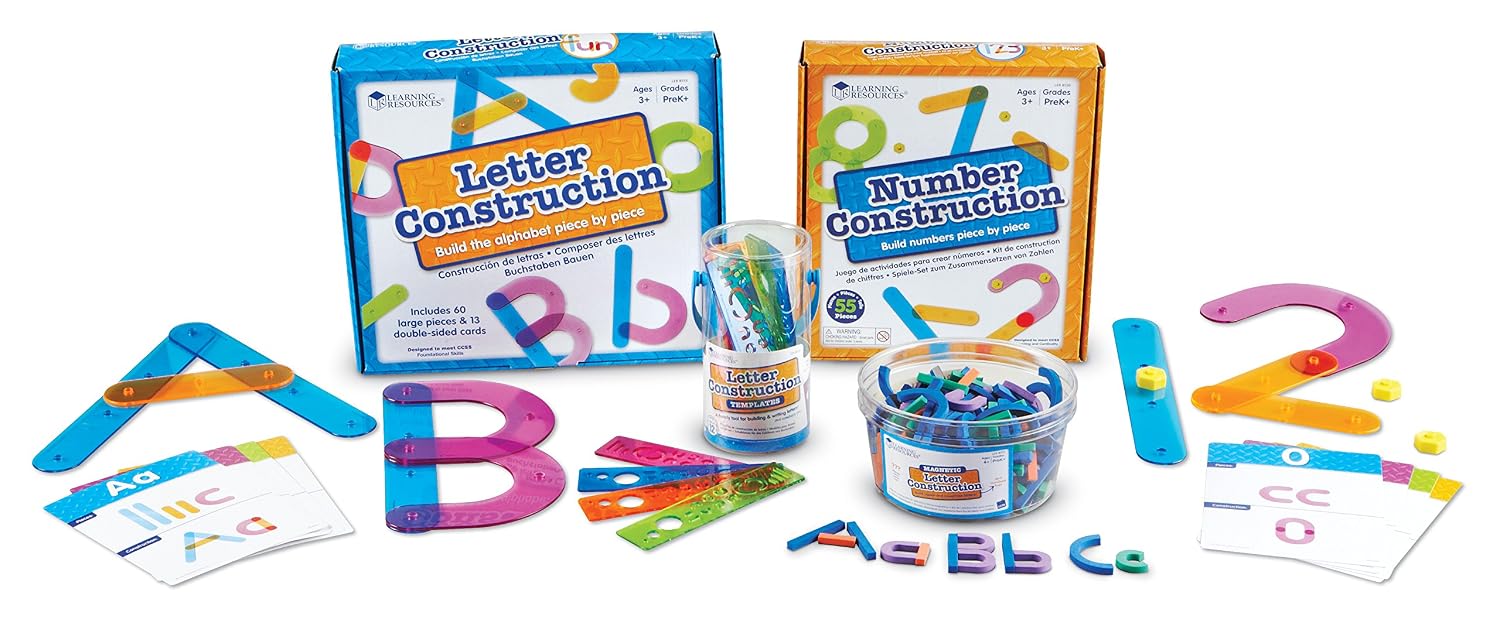 Amazoncom Learning Resources Letter Number Construction Kit