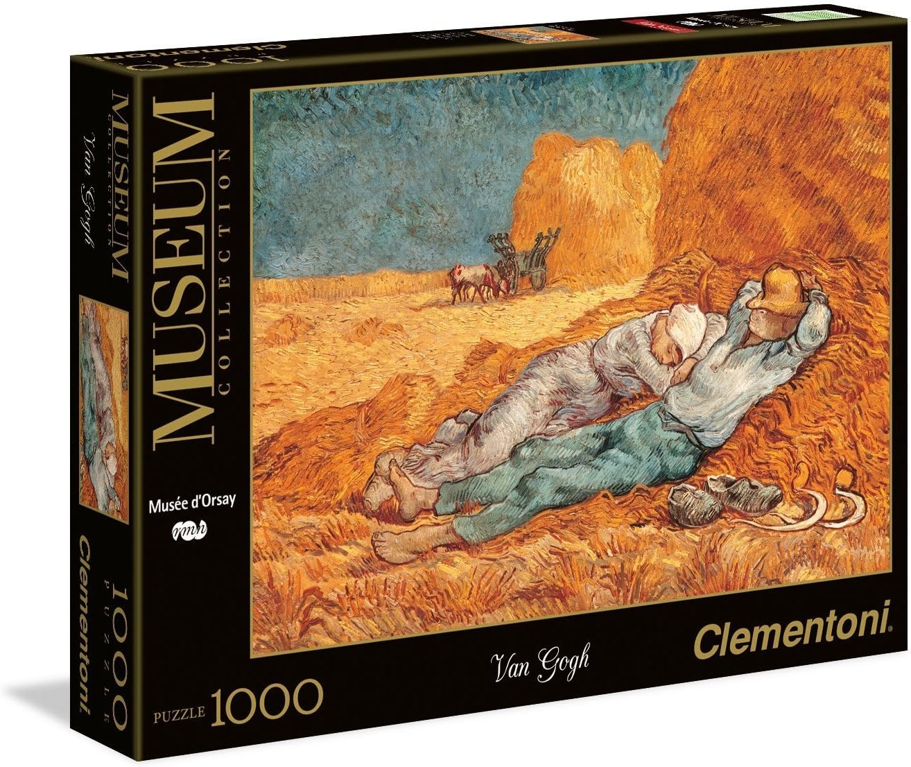 Van Gogh - The Siesta Jigsaw Puzzle, 1000 Pieces, Made in Italy