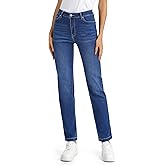 Tallemon Tall Women's 32/34/36 Inseam Straight Leg Jeans Stretch Denim Mid Rise Classic Fit Extra Long Casual Pants