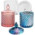 Box Resin Mold with Lid, Silicone Jar Resin Mold 3D Storage Jewelry Candle Holder Container Mould for Resin Casting Concrete Craft Decor