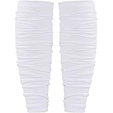 Dxhycc 2 Pairs Scrunch Football Socks Football Leg Sleeves Athletic Socks for Youth Boys Soccer Baseball Softball Rugby