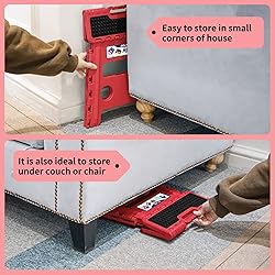 Delxo Folding Step Stool,Non-Slip Stool 13 inch