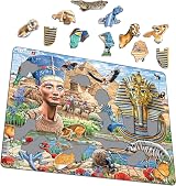 Larsen HL11 Sphinx Pyramids Egyptian Wildlife 85 Piece Tray Jigsaw Puzzle view 6