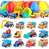 PECHOI 12pcs Prefilled Easter Eggs with Toys Inside, Filled Easter Eggs for Kids, Pre-Filled Easter Eggs Bulk - Perfect for Easter Egg Hunts, Parties, Baskets, Classrooms &amp; More