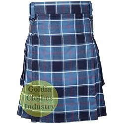 Goldia Clothes Industry Tartan Kilts l Men's