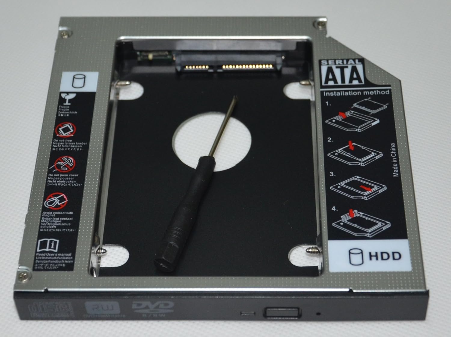 Amazon.com: Deyoung 2nd Hard Drive HDD SSD Caddy for Lenovo ThinkPad Edge  E430 E420 E425 E525 E530: Computers & Accessories