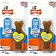 Nylabone 2 Pack of Puppy Ring Bones, Petite, Chicken Flavor Teething Chew Toy Made in The USA